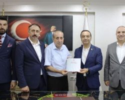 Korumalı: MHP Teşkilatı Artvin Gazeteciler Cemiyeti’ni ziyaret etti