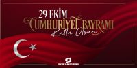 29 Ekim Cumhuriyet Bayramı Kutlu Olsun