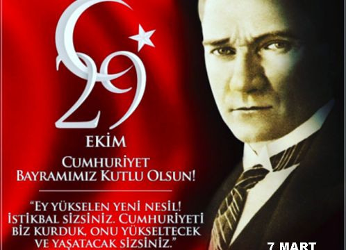 29 Ekim Cumhuriyet Bayramımız Kutlu Olsun