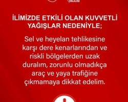 Korumalı: Artvin Valiliği, vatandaşları uyardı