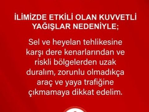 Korumalı: Artvin Valiliği, vatandaşları uyardı