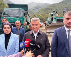 Korumalı: Artvin Valisi Ergün, Camili bölgesinde afetin etkilerini yerinde değerlendirdi