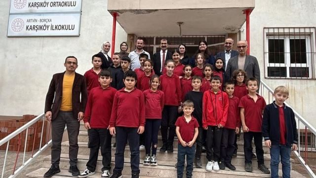 Korumalı: İl MEM Acar, Karşıköy İlkokulu ve Ortaokulunu ziyaret etti