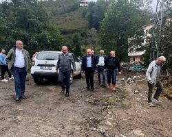 Korumalı: Milletvekili Bayraktutan, Borçka’da sel felaketini yerinde inceledi