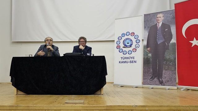 Korumalı: Türk Eğitim-Sen “Kamusal Alanda Ahlâk, Hukuk ve Adalet” konulu konferans