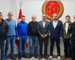 Korumalı: Karakullukçu, MHP Borçka İlçe Teşkilatını Ziyaret Etti