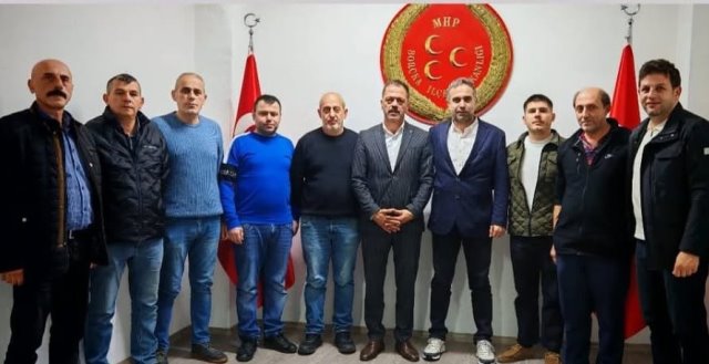 Korumalı: Karakullukçu, MHP Borçka İlçe Teşkilatını Ziyaret Etti