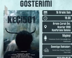“Keçi 501” belgesel filmi, 16 Aralık Salı günü izleyiciyle buluşuyor