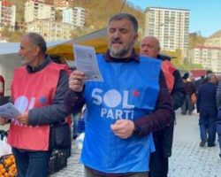 Sol Parti, “Ekmek ve adalet için herkese, insanca yaşanabilir gelir” başlıklı bildiri dağıttı