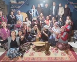 Borçka Belediyesi Kadın Korosu Şoti Gecesinde eğlendiler