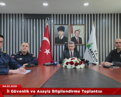 2026 Yılı Ocak Ayı “İl Güvenlik ve Asayiş Basın Bilgilendirme Toplantısı” Gerçekleştirildi