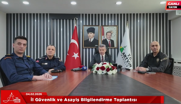 2026 Yılı Ocak Ayı “İl Güvenlik ve Asayiş Basın Bilgilendirme Toplantısı” Gerçekleştirildi