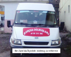 Bir Zam’da İlçedeki dolmuş ücretlerine