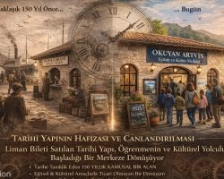 HOPA’DA TARİHİ BİNA EĞİTİM VE KÜLTÜR MERKEZİNE DÖNÜŞÜYOR