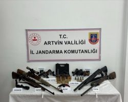 Borçka’da Kaçak Silah Operasyonu