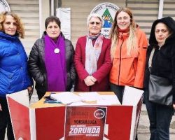 “Katlanmak Zorunda Değilsin” kampanyası Artvin’de üye kayıt standı kuruldu