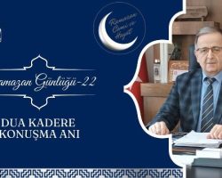 Müftü Genç, Ramazan’da Dua Kadere Konuşma Anı konusunu işledi