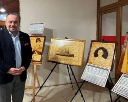 Ressam Akçelik’in “Çanakkale Destanı” resim sergisi Borçka’da sanatseverlerle buluştu