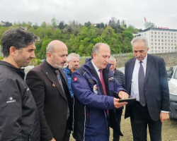 Arhavi Yatırımlarını İl Özel İdaresi Genel Sekreteri Boz, Yerinde İnceledi