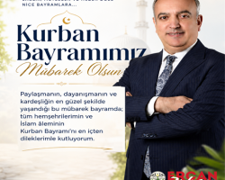 BORÇKA BELEDİYE BAŞKANLIĞI KURBAN BAYRAMI KUTLAMA MESAJI