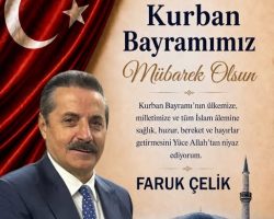 Milletvekili Çelik’in Kurban Bayramı Mesajı
