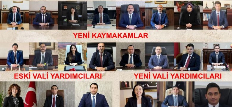 Artvin ve ilçelerinde görev değişiklikleri yapıldı