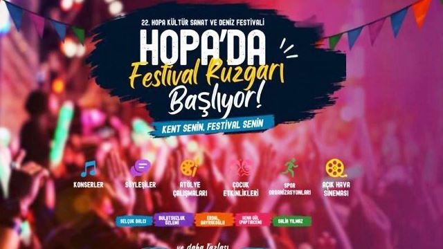 22. Hopa Kültür Sanat ve Deniz Festivali, 1-18 Temmuz 2026’da yapılacak
