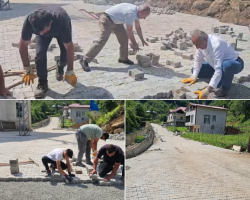 Borçka’da Kilit Parke Çalışması Devam Ediyor