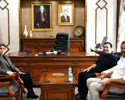 Kaymakam Büyükkılıç, Misafirlerini Makamında Ağırladı