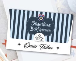 SÜNNET DÜĞÜNÜ DAVETİYESİ