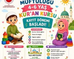 4-6 Yaş Kur’an Kursu’nda Kayıtlar Başladı
