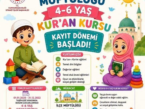 4-6 Yaş Kur’an Kursu’nda Kayıtlar Başladı