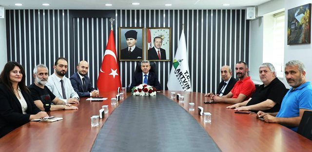 BİK ve Artvin Basını Vali Ergün’ü Ziyaret Etti