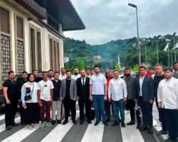 Bursaspor Kulüp Başkanı Çelik Artvin’de Karşılandı