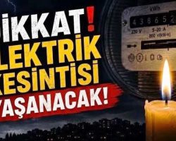 Borçka’da elektrik kesintisi