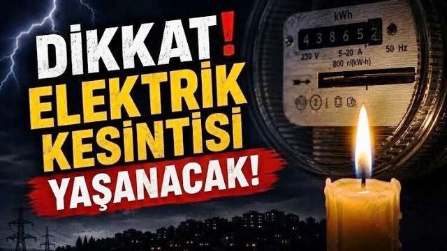 Arhavi’de elektrik kesintisi
