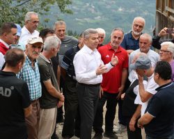 Vali Ergün, Camili (Macahel) bölgesinde inceleme ve ziyaretlerin genel değerlendirmesini yaptı