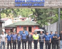 Borçka Kaymakamı Yeşil, İlçe Emniyetini Ziyaret Etti
