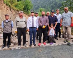 Borçka Kaymakamı Yeşil, Kaynarca Köyünde