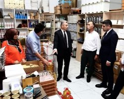 Vali Turan Ergün, Bal Dolum ve Paketleme Tesisinde İncelemelerde Bulundu