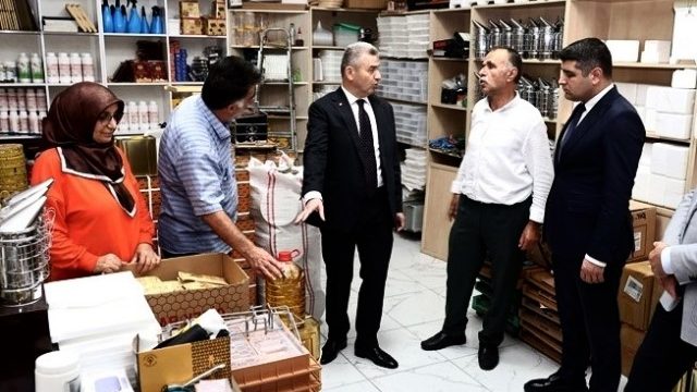 Vali Turan Ergün, Bal Dolum ve Paketleme Tesisinde İncelemelerde Bulundu