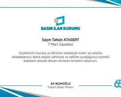 BİK TEBRİĞİ