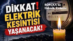Borçka’da elektrik kesintisi