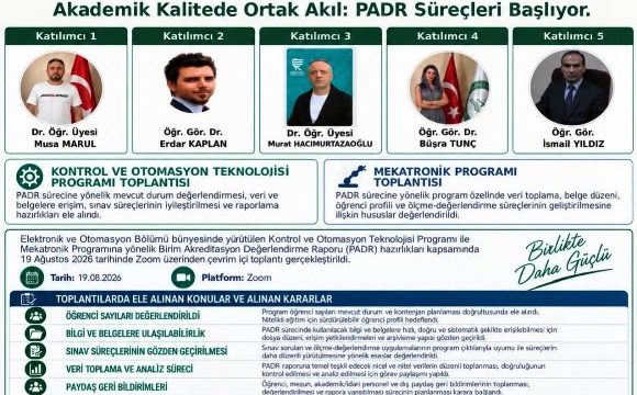 PADR Süreçleri Başlıyor